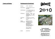 Grömitz Info 2010 - Stadtsportverband Recklinghausen e.V.