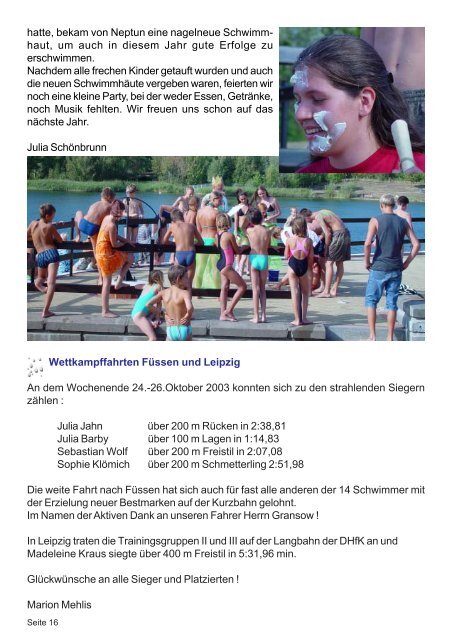 04/2003 - SchwimmSportVereinigung 70 Halle-Neustadt e. V.