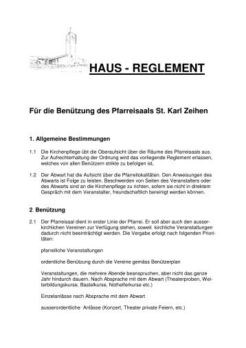 Hausordnung (pdf)
