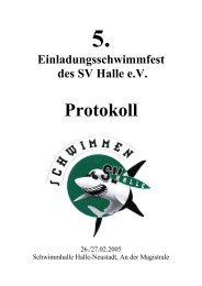 Ergebnisse (PDF) - SchwimmSportVereinigung 70 Halle-Neustadt e ...