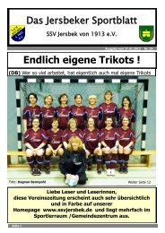 Ausgabe 01.2013 - SSV Jersbek