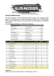 pdf-Druckversion - SSV Illerberg/Thal