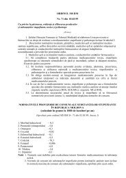 ORDINUL MS RM - Agenţia Medicamentului din Republica Moldova