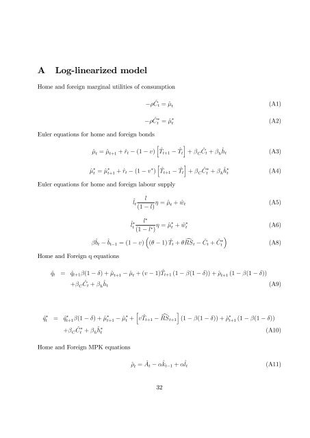 Exchange rate dynamics, asset market structure and the role of the ...