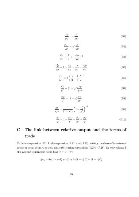 Exchange rate dynamics, asset market structure and the role of the ...