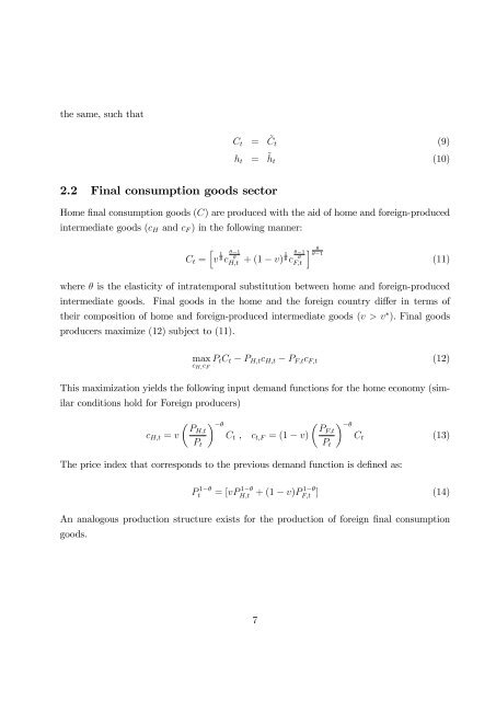 Exchange rate dynamics, asset market structure and the role of the ...