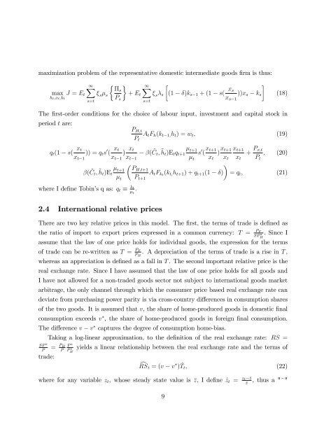 Exchange rate dynamics, asset market structure and the role of the ...