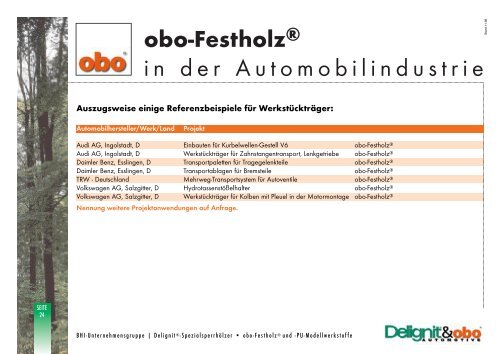 obo-Festholz - Delignit