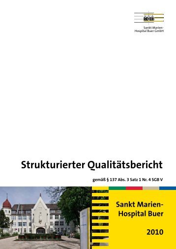 strukturierter QualitÃ¤tsbericht von 2010 - Sankt Marien-Hospital Buer