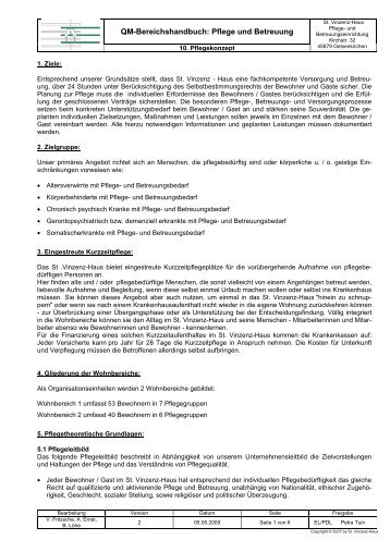 QM-Bereichshandbuch - St. Augustinus Heime GmbH