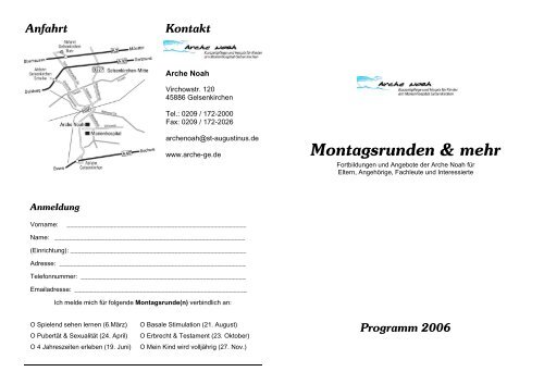 Programm 2006 - St. Augustinus Gelsenkirchen GmbH