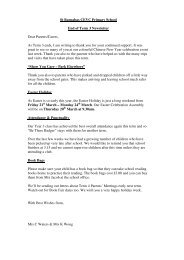 St Barnabas CEVC Primary School End of Term 3 Newsletter Dear ...