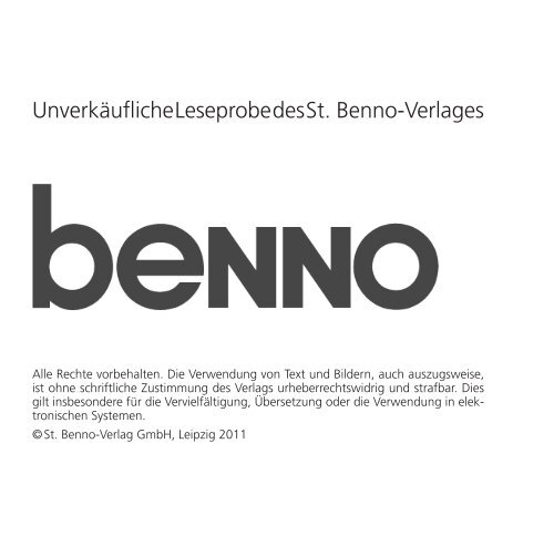 Blick ins Buch - St. Benno-Verlag