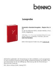 Leseprobe - St. Benno-Verlag