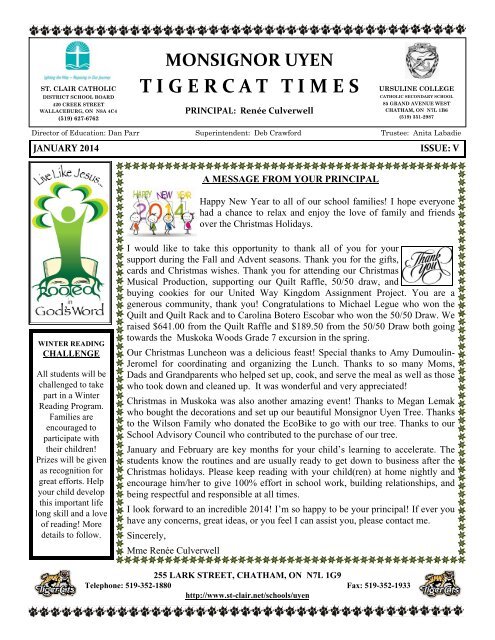 MUCS NEWSLETTER - MAY 2013 (Read-Only) - St Clair CDS Board