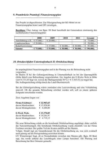 Sitzungsprotokoll (236 KB) - .PDF - St. Florian am Inn