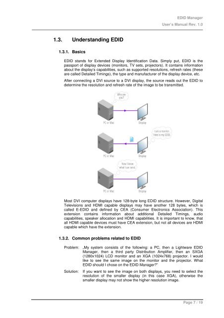 EDID Manager User's Manual - Eavs