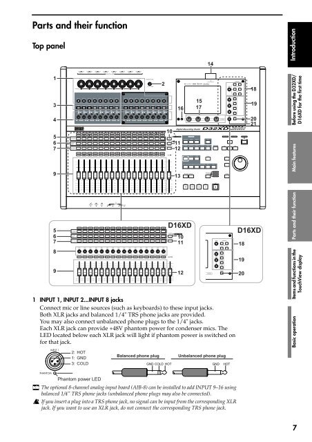 2. Turn the D32XD/D16XD on - Korg