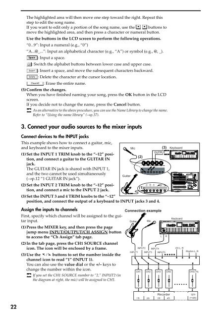 2. Turn the D32XD/D16XD on - Korg