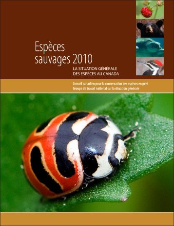 Espèces sauvages 2010 - Publications du gouvernement du Canada