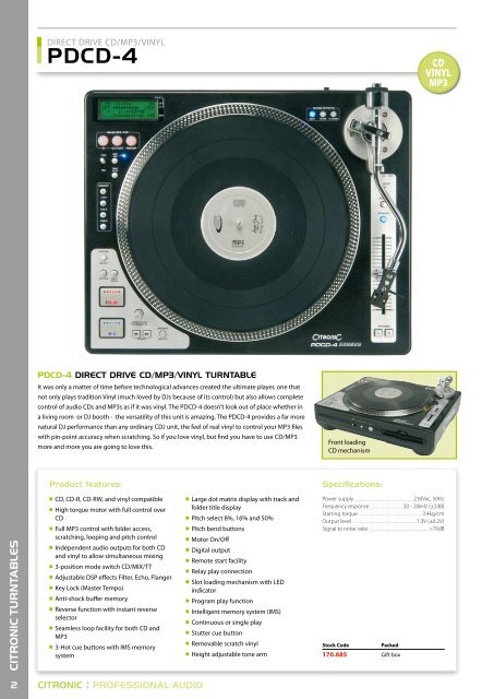 Citronic guide as pdf - Magnum Sound