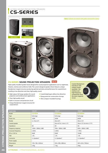 Citronic guide as pdf - Magnum Sound