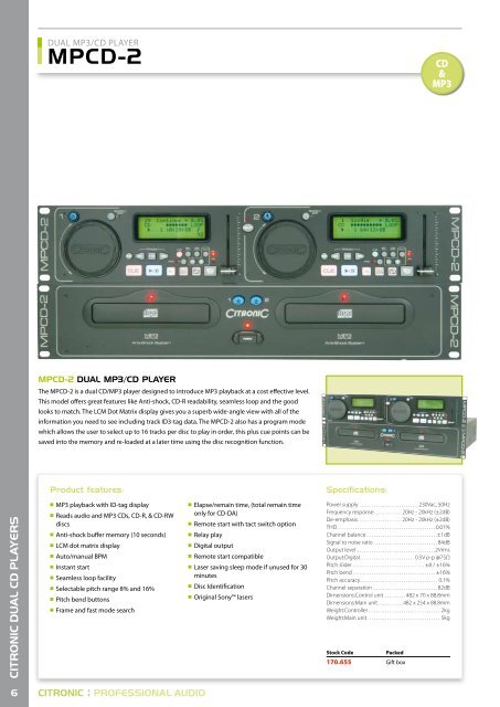 Citronic guide as pdf - Magnum Sound