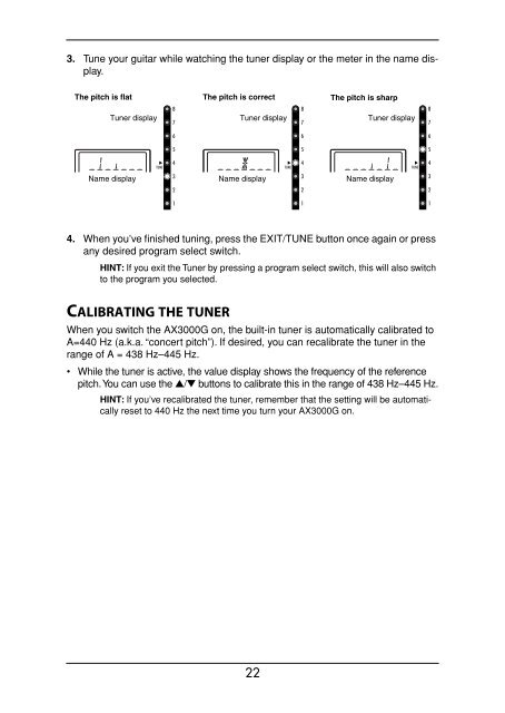 AX3000G Owner's manual - Korg