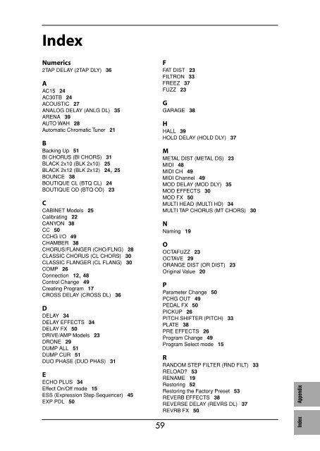 AX3000G Owner's manual - Korg