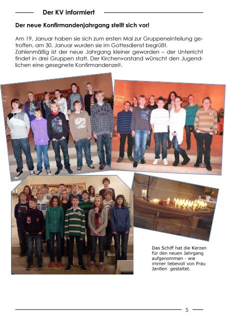 April â Mai 2011 - St. Jacobi-Kirchengemeinde Rodenberg