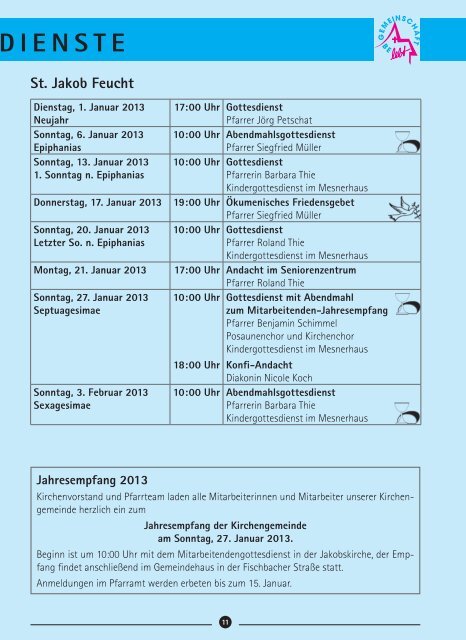 GEMEINDEBRIEF - Evang.-Luth. Kirchengemeinde Feucht