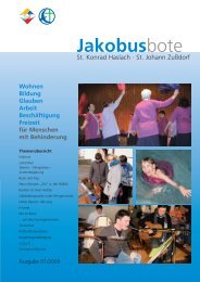 Jakobusbote - St. Jakobus Behindertenhilfe