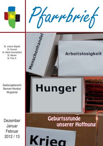 Pfarrbrief 2012 4.indd - St. Johann Baptist, Wuppertal