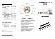 Jahresprogramm 2012 der Kolpingfamilie Leonberg - St. Johannes