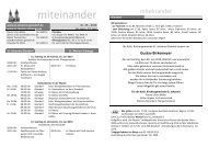 Miteinander Nr. 25 - 16.06.2013 - St. Johannis Glandorf