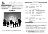 Miteinander Nr. 46 - 11.11.2012 - St. Johannis Glandorf