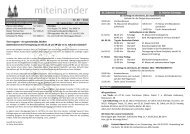 Miteinander Nr. 40 - 30.09.2012 - St. Johannis Glandorf