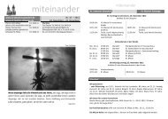 Miteinander Nr. 47 - 18.11.2012 - St. Johannis Glandorf