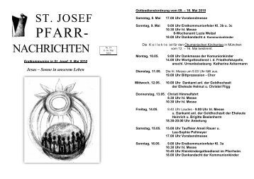 PFARR- - Kath. Kirchengemeinde St. Laurentius in Warendorf