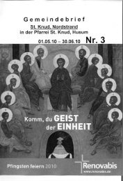 Gemeindebrief - Kath. Kirchengemeinde St. Knud Nordstrand