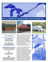 Le Corridor de commerce Saint-LaurentâGrands Lacs - SODES