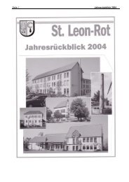 RÃ¼ckblick 2004 - St. Leon-Rot