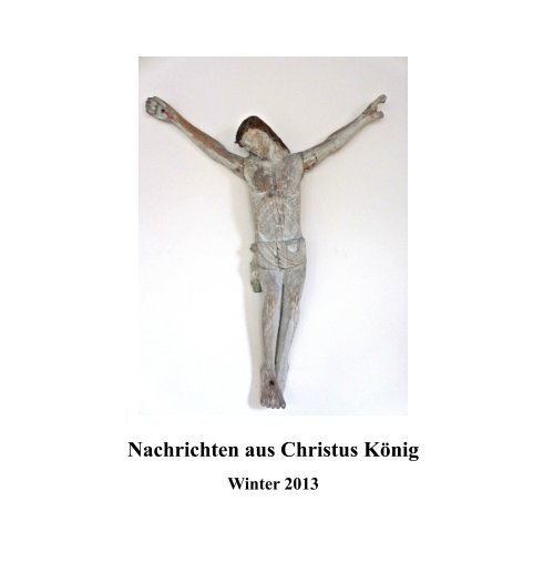 Nachrichten aus Christus König - Propsteipfarrei St. Ludgerus