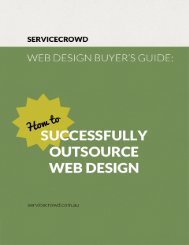 Web Design Buyer's Guide eBook by ServiceCrowd
