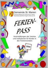 Vorlage fÃ¼r Ferienpass - Gemeinde St. Marien