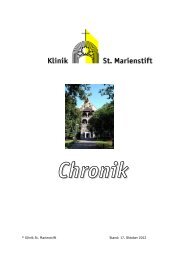 aktuelle Chronik - Klinik St. Marienstift Magdeburg