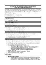 Protokoll der Pfarrgemeinderatssitzung vom 08 - St. Martin Forchheim