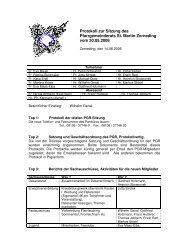 Protokoll zur Sitzung des Pfarrgemeinderats St. Martin Zorneding ...