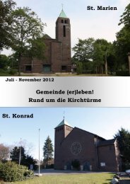 Gemeinde (er) leben! 02.2012 - St. Martinus Moers