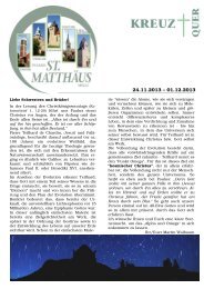 Gemeindebrief 24.11.-01.12.13 Internet - St. Matthäus Melle